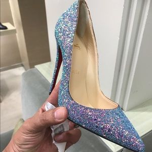 Christian Louboutin So Kate Glitter Dragonfly Pump